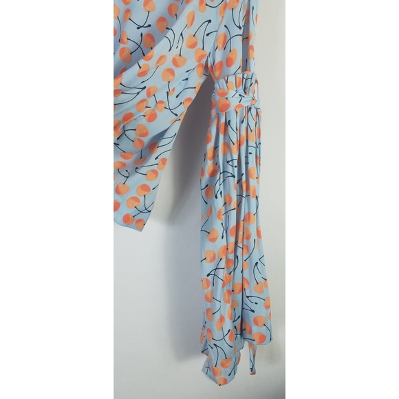 Free People Tie Sleeve V Neck Boho Blouse - Picture 4 of 12